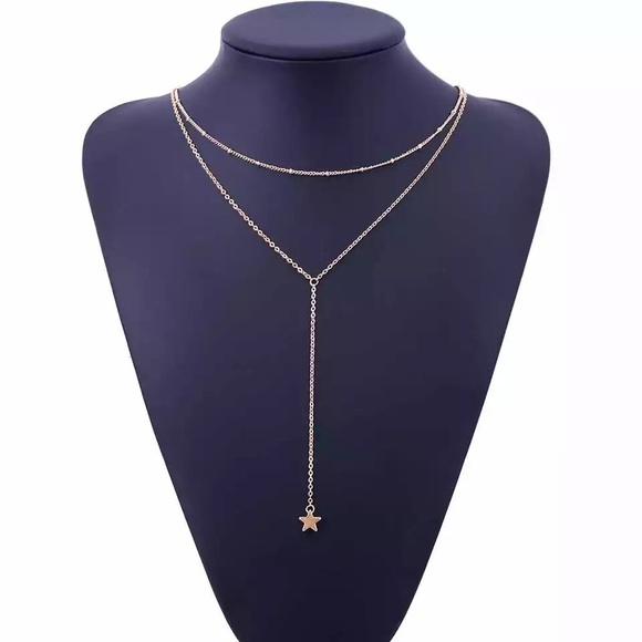 Moroccan Lush Jewelry - Sale Last 1! New Gold Layered Star Necklace